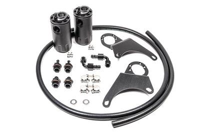 Radium Engineering Dual - Catch Can Kit, EVO 8-9, Fluid Lock