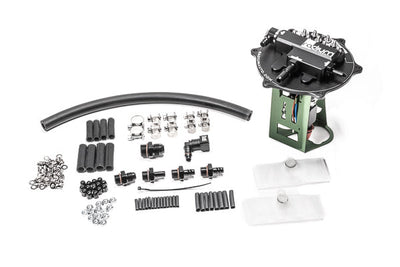 Radium Engineering Fuel Hanger - EVO 7-8-9, Pumps Not Included, AEM 50-1220 Or DW440