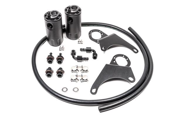 Radium Engineering Dual - Catch Can Kit, EVO 8-9, Fluid Lock
