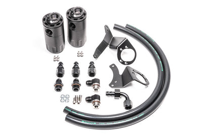 Radium Engineering Dual Catch Can Kit - 2011-2014 Mustang GT, Fluid Lock
