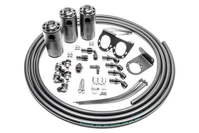 Radium Engineering Triple Catch Can Kit - Nissan R35 GT-R, Fluid Lock