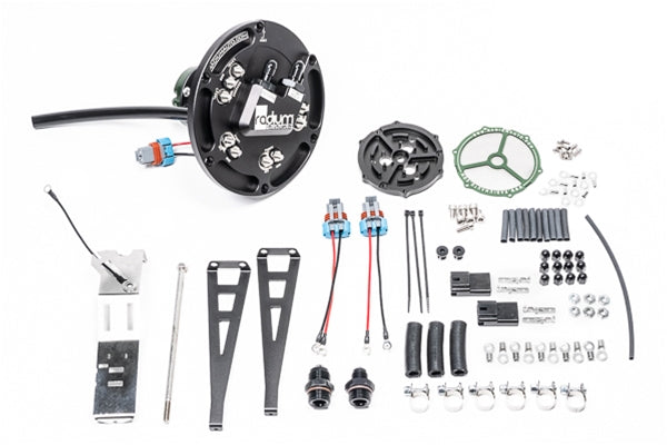 Radium Engineering Fuel Hanger Plumbing Kit - Early Nissan, Microglass Filter