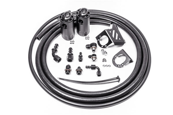 Radium Engineering Dual Catch Can Kit - 05-23 Toyota Tacoma, Fluid Lock