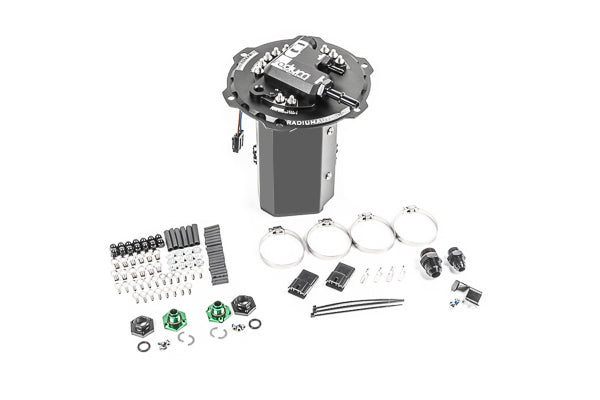 Radium Engineering Fuel Hanger - EVO X, Pumps Not Included, Fits DW400