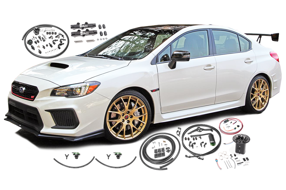 Radium Engineering Fuel Hanger Plumbing Kit - 08-21 Subaru, Microglass