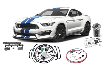 Radium Engineering Fuel Hanger Plumbing Kit - 15-17 Mustang, Microglass Filter