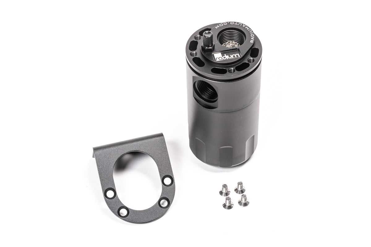 Radium Engineering Catch Can Kit - Dual Universal, Fluid Lock