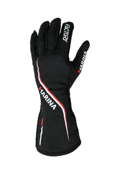 Marina FACTORY GLOVES - LINES - Black