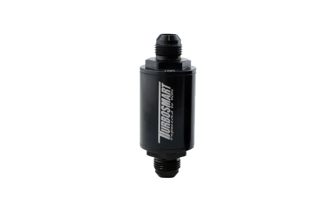 Turbosmart Billet Fuel Filter 10 Micron AN-10 - Black