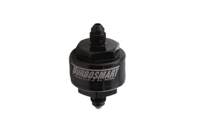 Turbosmart Billet Turbo Oil Feed Filter 44 Micron AN-4 - Black